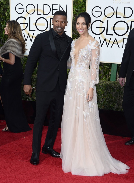 La alfombra roja de los Globos de Oro