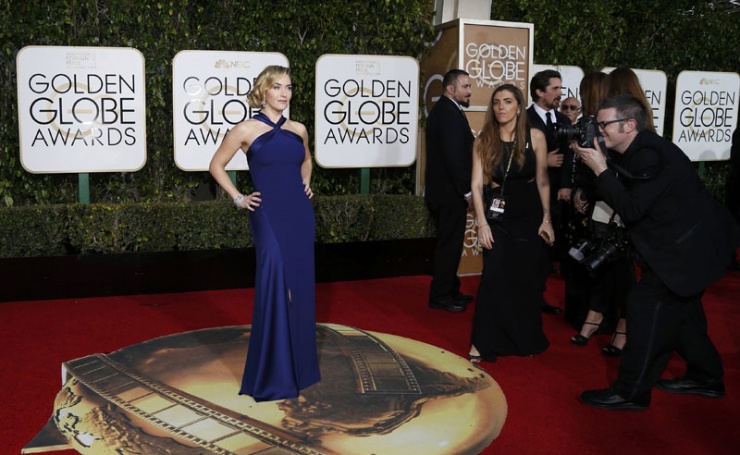 La alfombra roja de los Globos de Oro