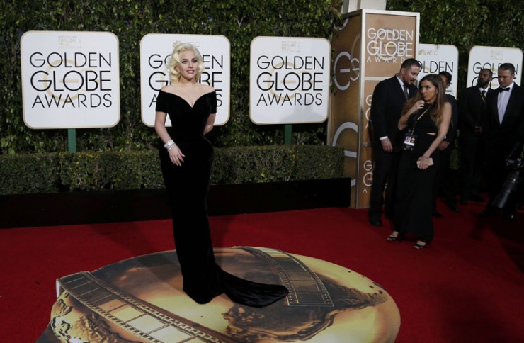 La alfombra roja de los Globos de Oro