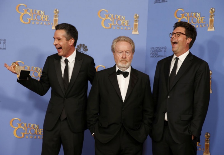 La alfombra roja de los Globos de Oro