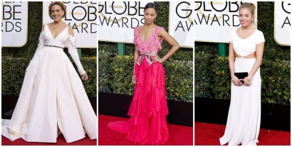 Los cinco peores vestidos de la alfombra roja de los Globos de Oro 2017