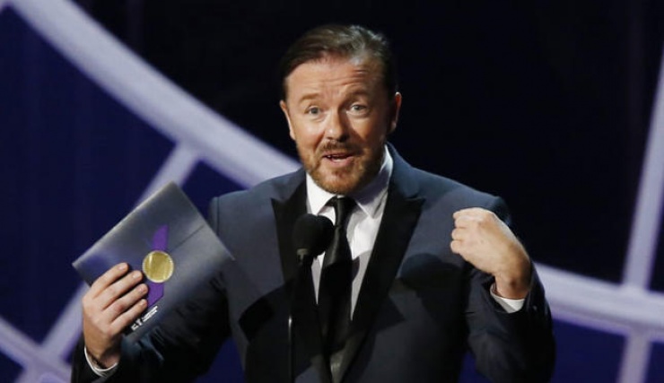 Ricky Gervais vuelve a presentar la gala de los Globos de Oro