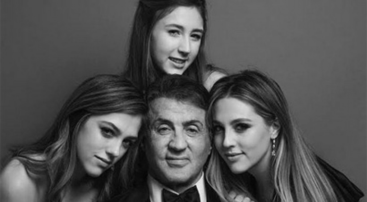 Las hijas de Sylvester Stallone, 'Miss Globo de Oro' 2017
