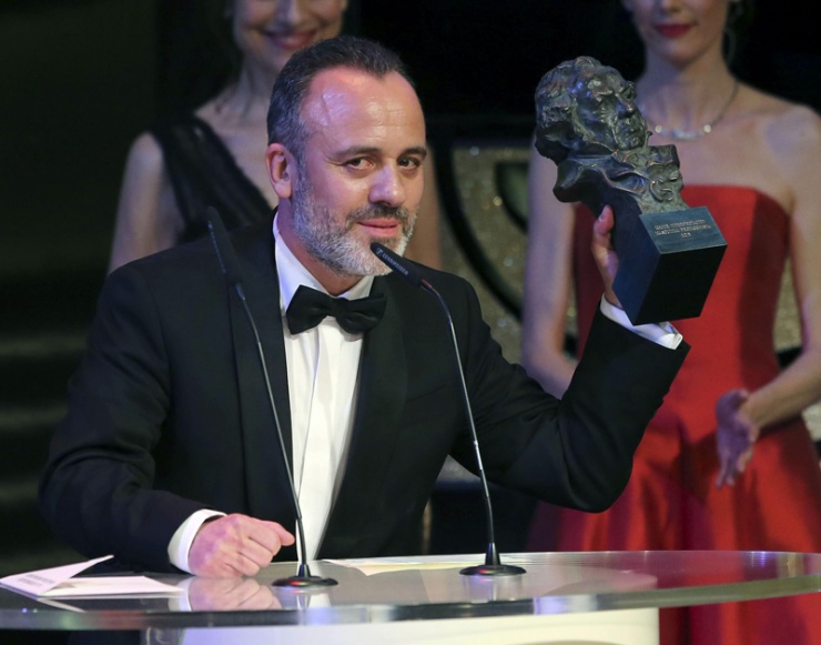 Javier Gutiérrez recibe el premio a mejor actor