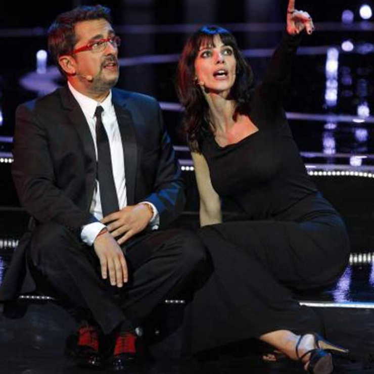 Andreu Buenafuente y Maribel Verdú durante la gala de 2011