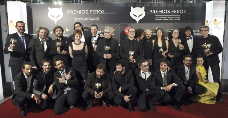 Entrega de los primeros Premios Feroz de la Asociación de Informadores de Cine de España (AICE) con el triunfo de "Stockholm".