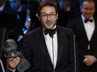 Carlos Santos , Mejor Actor Revelacin en los Premios Goya 2017 por su papel en 'El hombre de las mil caras'