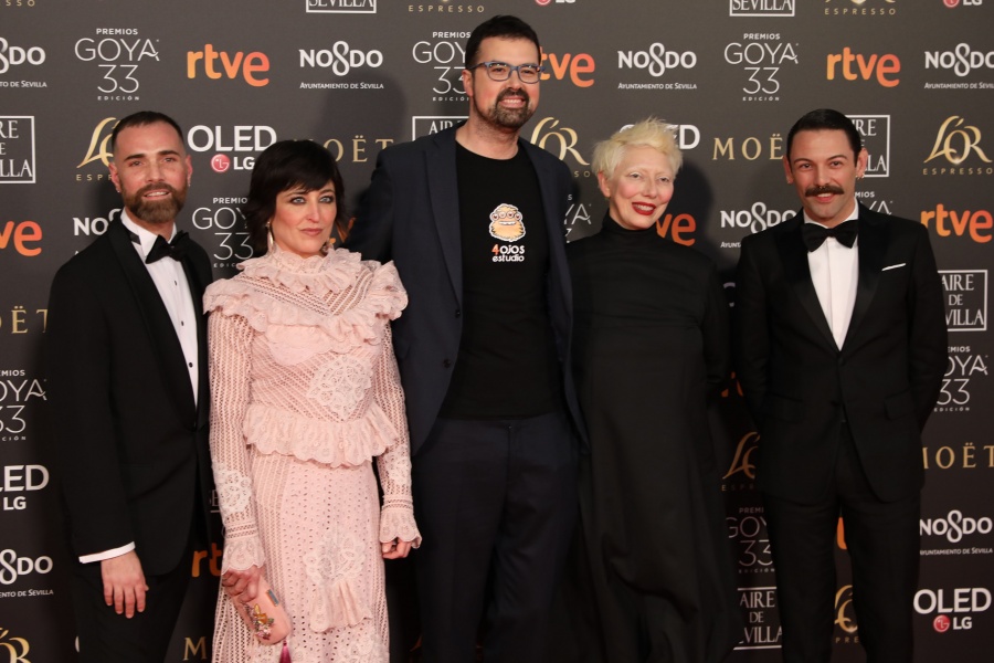 Nominados al mejor maquillaje en la los Premios Goya 2019.