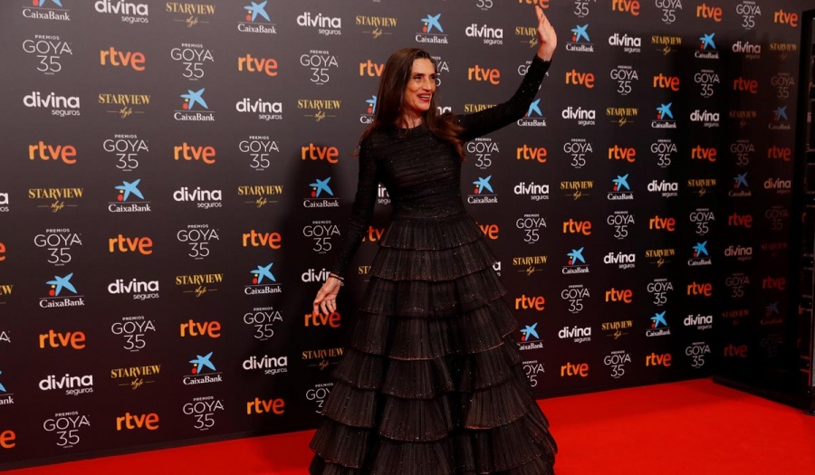 Ángela Molina, en la alfombra roja de los Premios Goya 2021