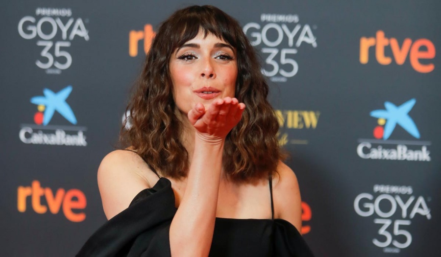Belén Cuesta en la alfombra roja de los Premios Goya 2021