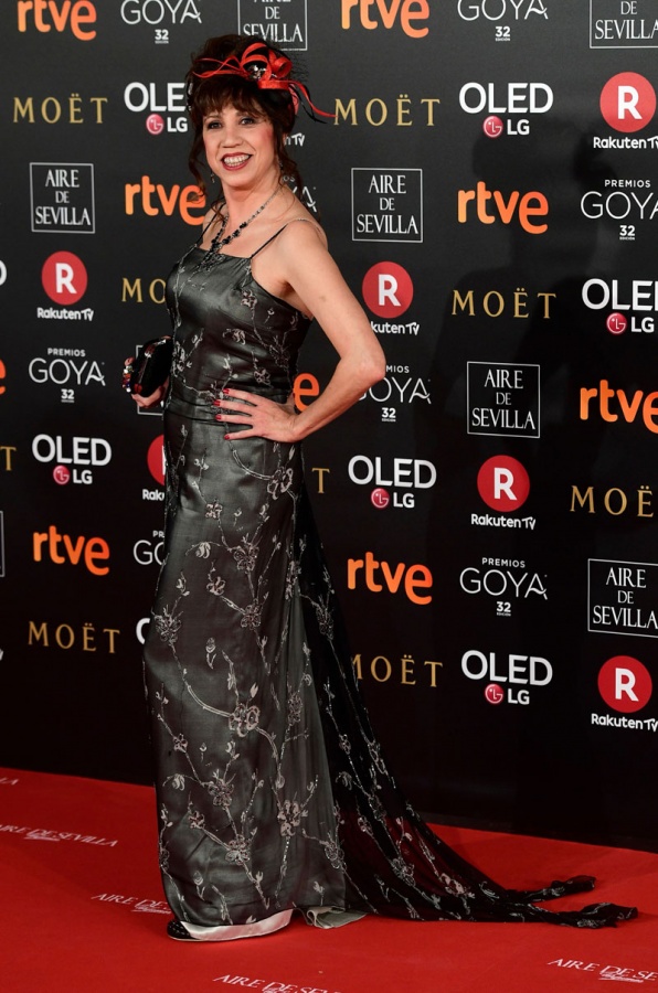 Pilar Ordoñez, en la alfombra de los Premios Goya 2018