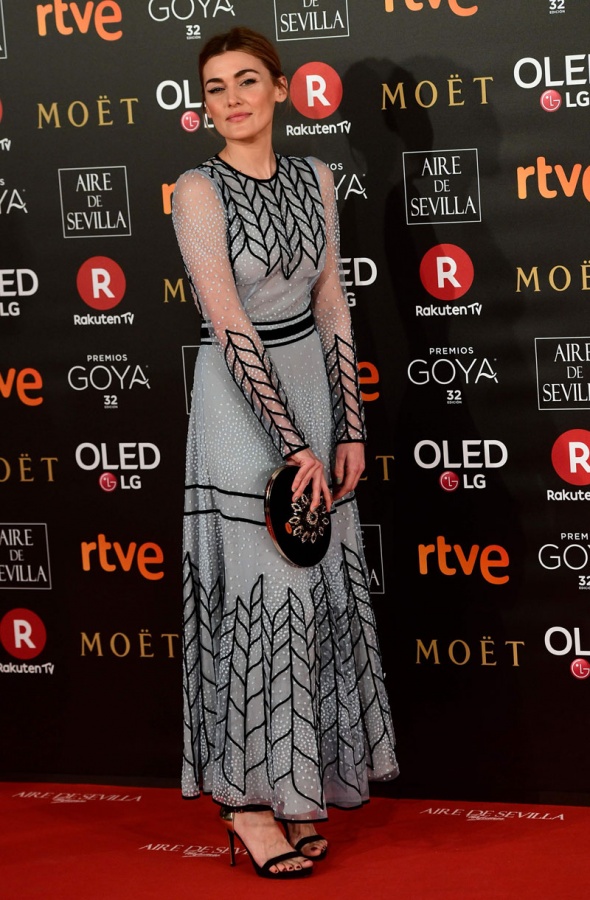 Marta Nieto, en la alfombra roja de los Premios Goya 2018