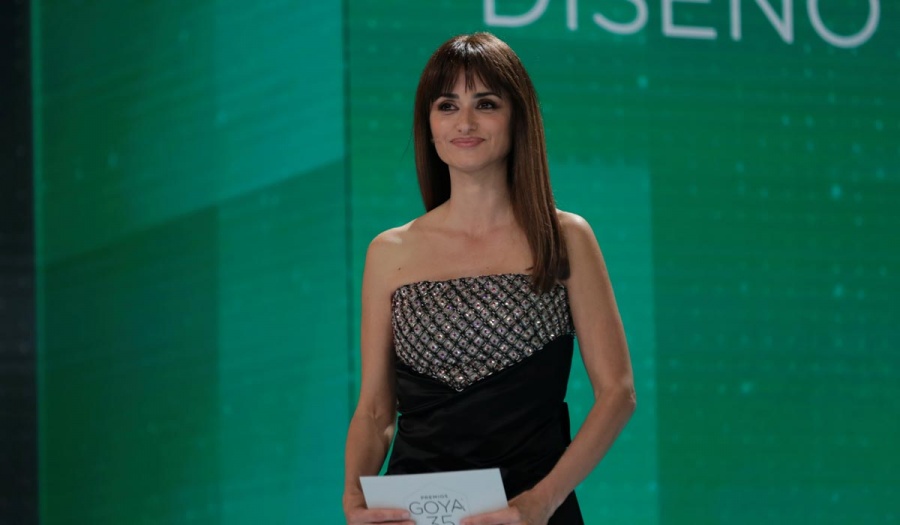 Penélope Cruz, durante la gala de los Premios Goya 2021