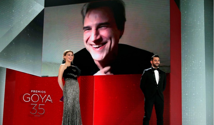 Antonio San Juan recibe el Goya al mejor actor de reparto por 'Sentimental'