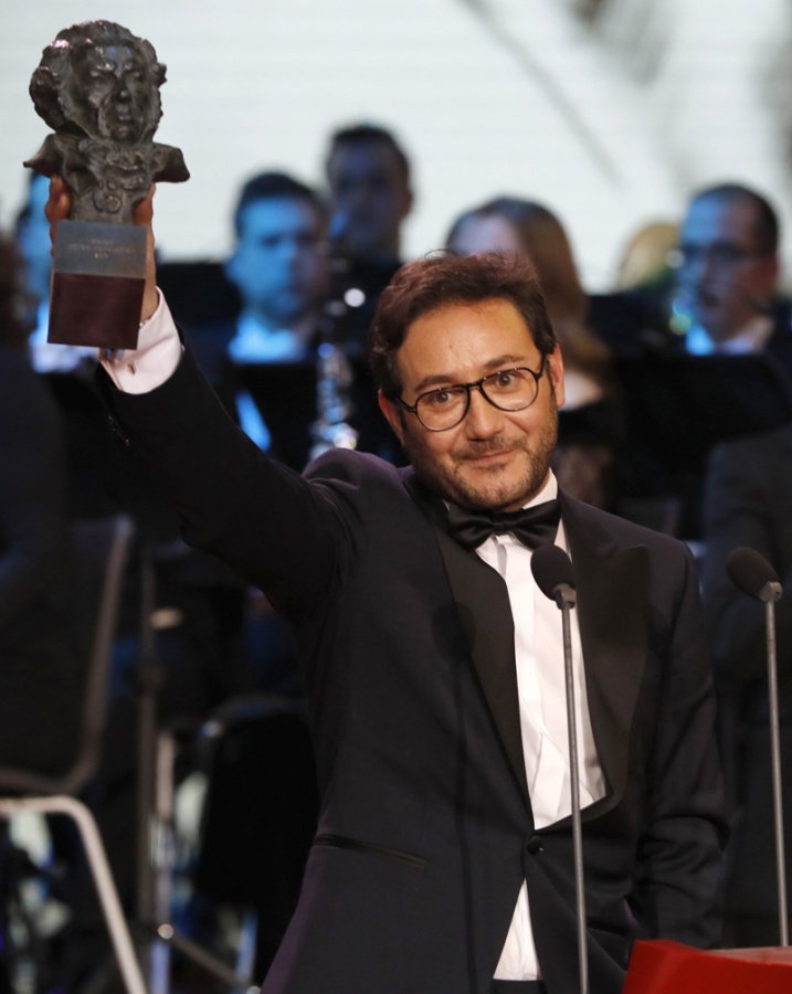 Carlos Santos ha recibido el Goya como mejor actor revelacin