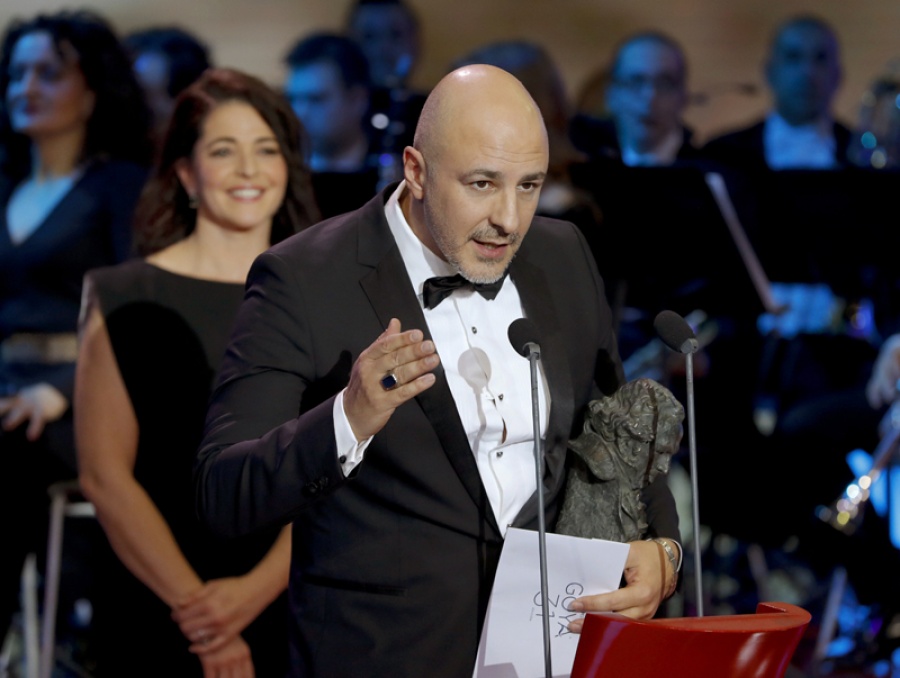 El actor Roberto lamo recibe el Goya al mejor actor protagonista por su trabajo en &quot;Que Dios nos perdone&quot;