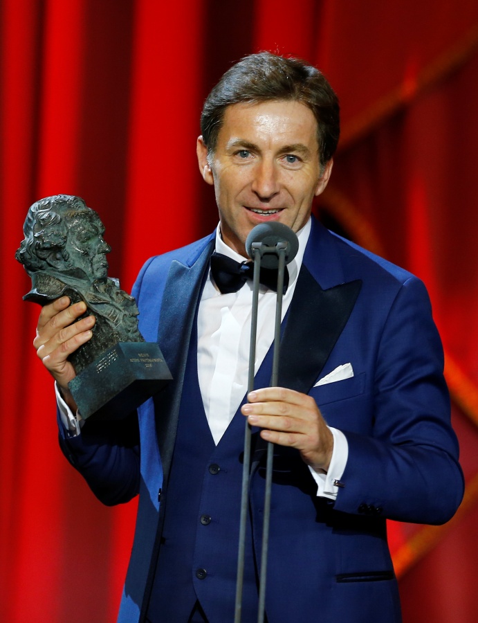 El actor Antonio de la Torre recibe el Goya al Mejor Actor Protagonista, por su trabajo en &quot;El Reino&quot;.