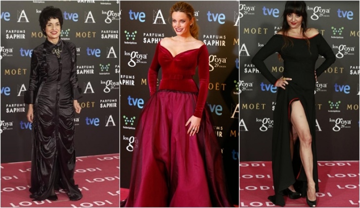 Las 5 peor vestidas de los Goya 2015
