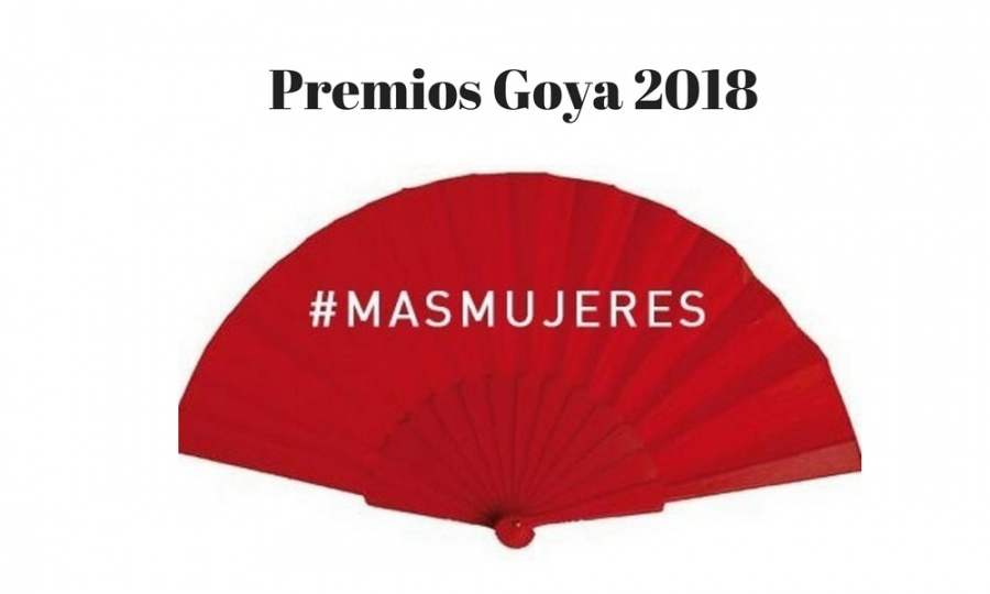 Abanicos rojos para denunciar el machismo del cine espaol en los Premios Goya 2018