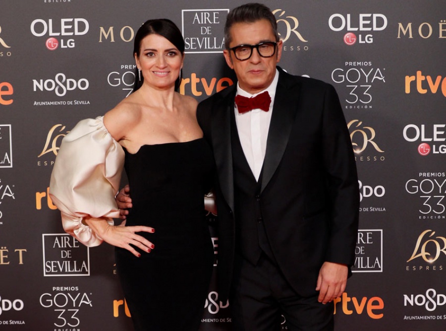 Silvia Abril y Andreu Buenafuente sorprenden con sus 'looks' en la alfombra roja de los Goya