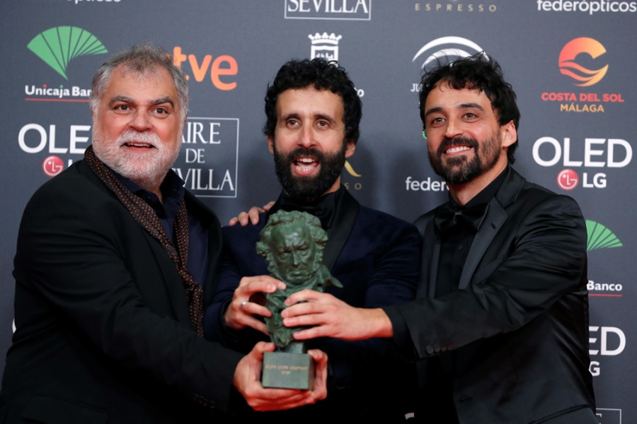 Benito Zambrano y los hermanos Pablo y Daniel Remn, Goya a mejor guion adaptado por 'Intemperie'