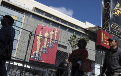 Los Ángeles se engalana para los Oscars