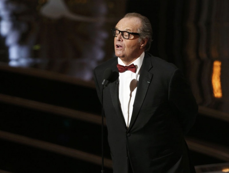 Jack Nicholson fue el encargado de entregar el Oscar a la mejor pelcula a Ben Affleck.