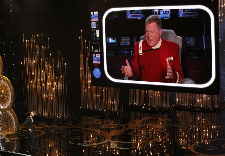 William Shatner realizó una intervención especial durante la gala