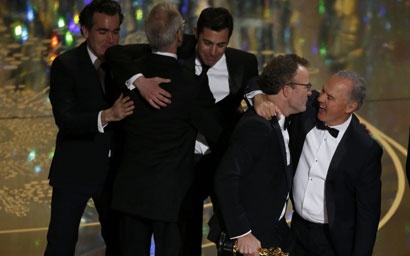 'Spotlight' conquista el Oscar a mejor película