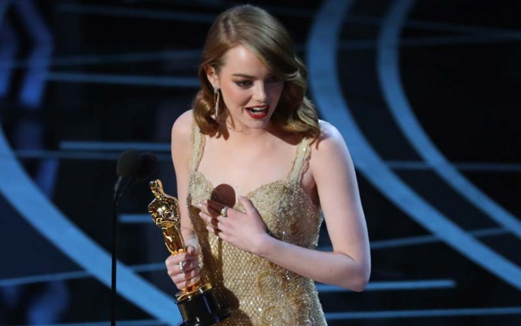 Emma Stone gana el Oscar a la mejor actriz por 'La la land'