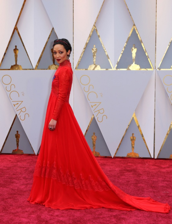 La alfombra roja de los Oscars de la anterior edicin