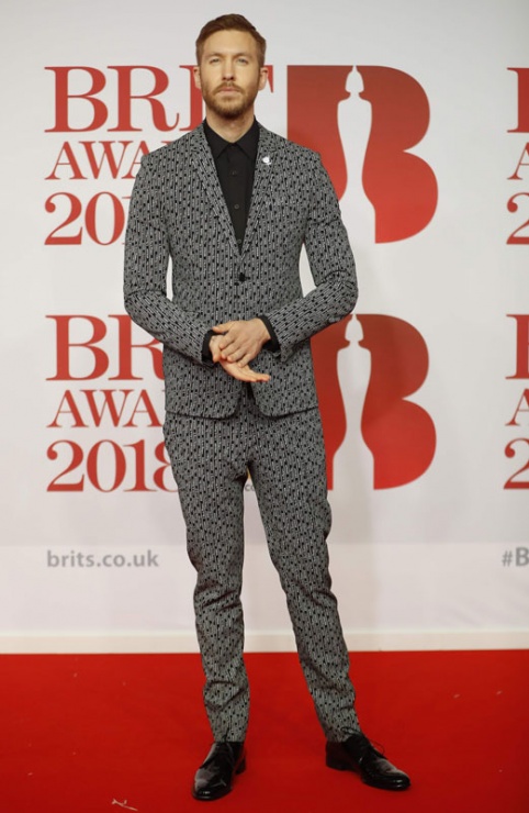 en la alfombra roja de los BRIT Awards 2018