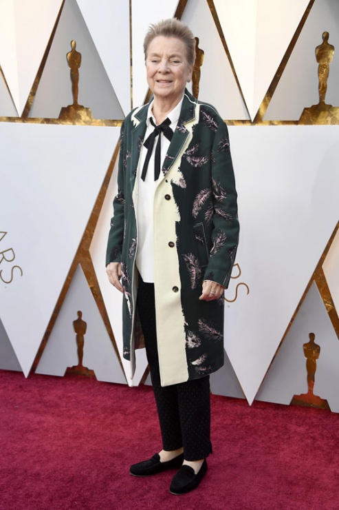 Sandy Martin, en la alfombra roja de los Oscars 2018