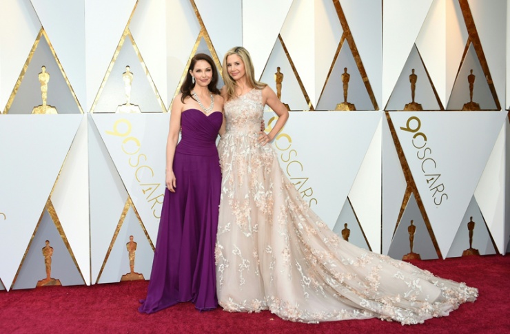 Ashley Judd y Mira Sorvino en la alfombra roja de los Oscars 2018