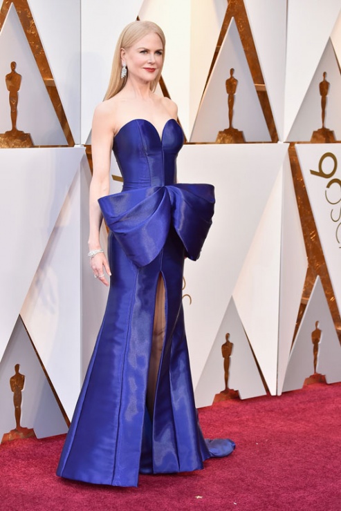 Nicole Kidman, una de los mejores vestidas de la alfombra roja de los Premios Oscars 2018