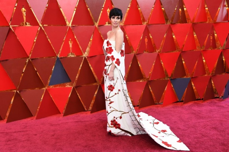 Paz Vega, en la alfombra roja de los Oscars 2018