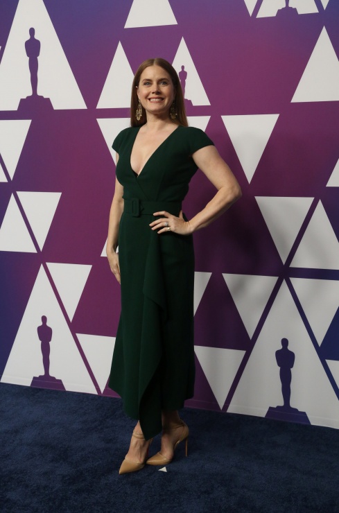 Amy Adams,  en la cena de los nominados de los Oscars 2019