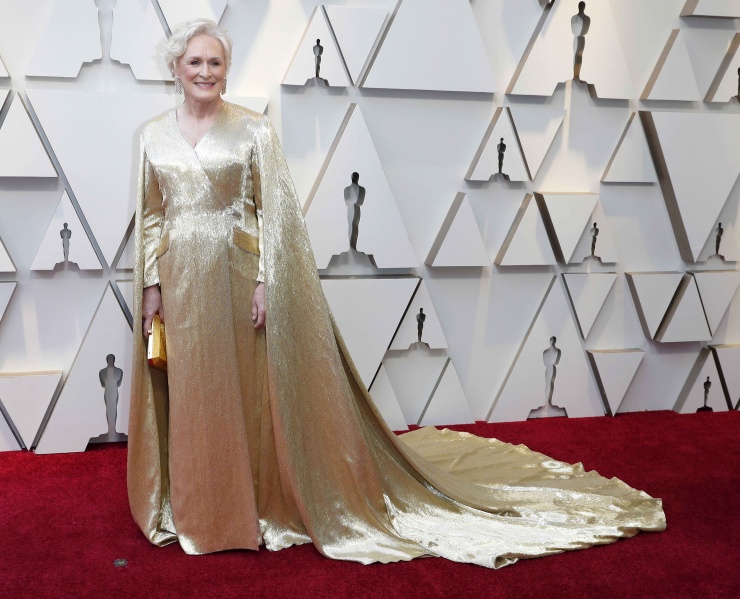 Glenn Close, en la alfombra roja de los Oscars 2019