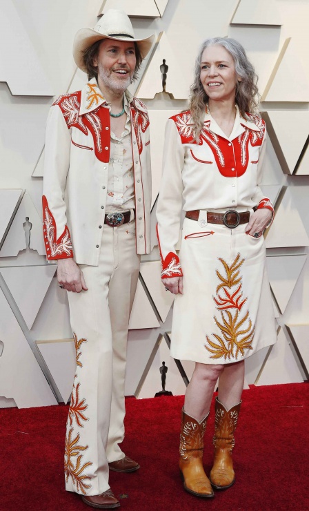 Gillian Welch y David Rawlings, en la alfombra roja de los Oscars 2019