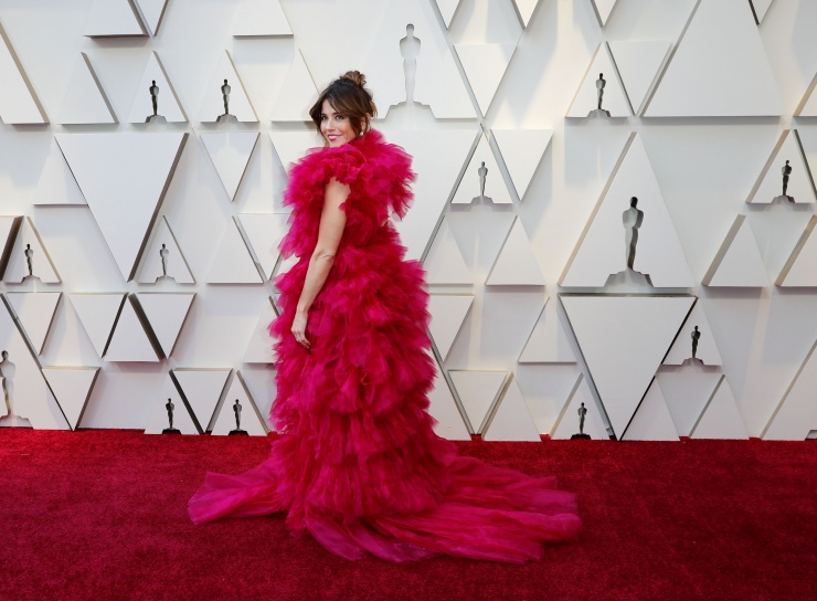 Linda Cardellini, en la alfombra de los Oscars.