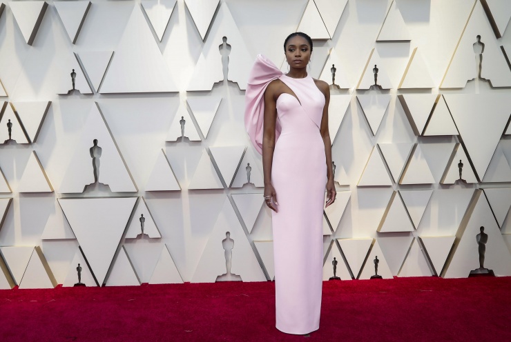 Kiki Layne, en la alfombra roja de los Oscars 2019