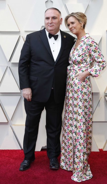 Jose Andres y Patricia Andres, en la alfombra roja de los Oscars 2019