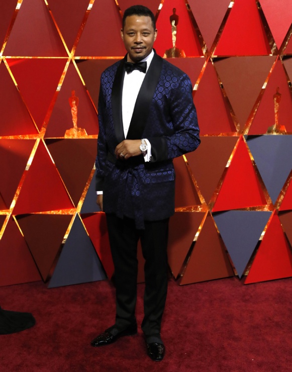 Terrence Howard en la alfombra roja de los Oscars 2017