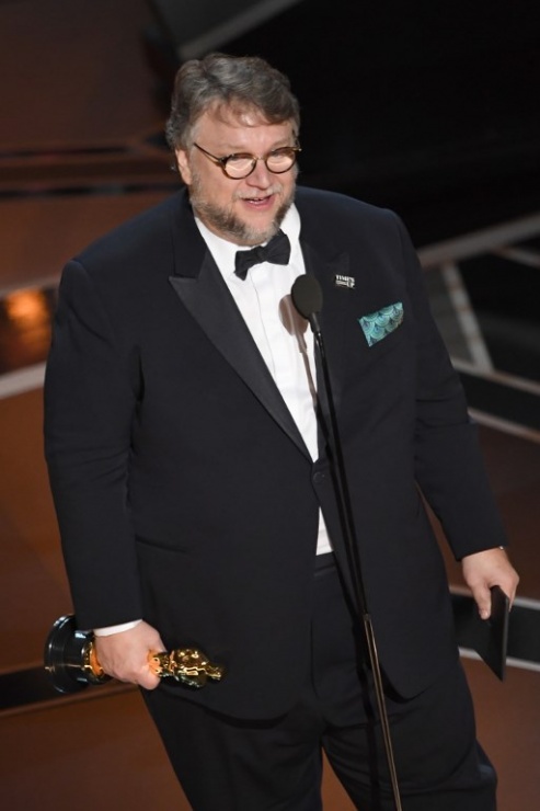 Guillermo del Toro tras ganar el Oscar al mejor director