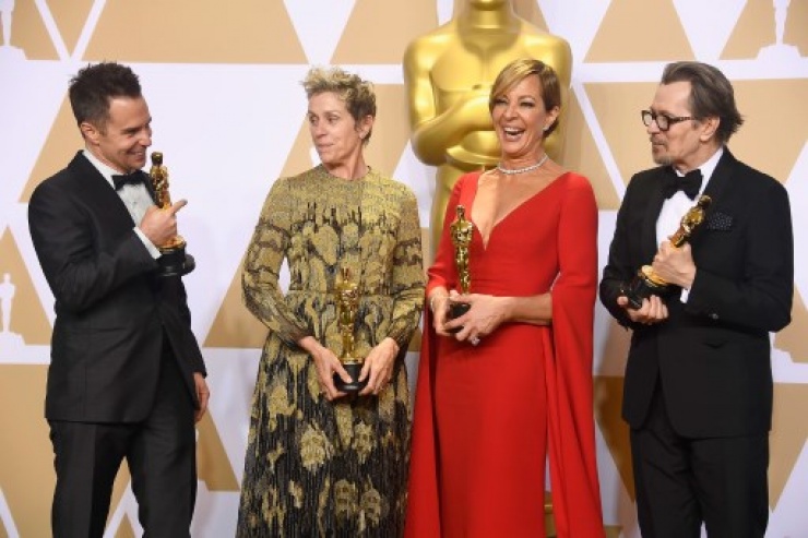 Sam Rockwell, Frances McDormand, Allison Janney y Gary Oldman, los mejores actores de los Oscars 2018