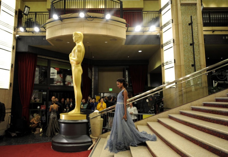 La alfombra roja de los Oscars en 2010