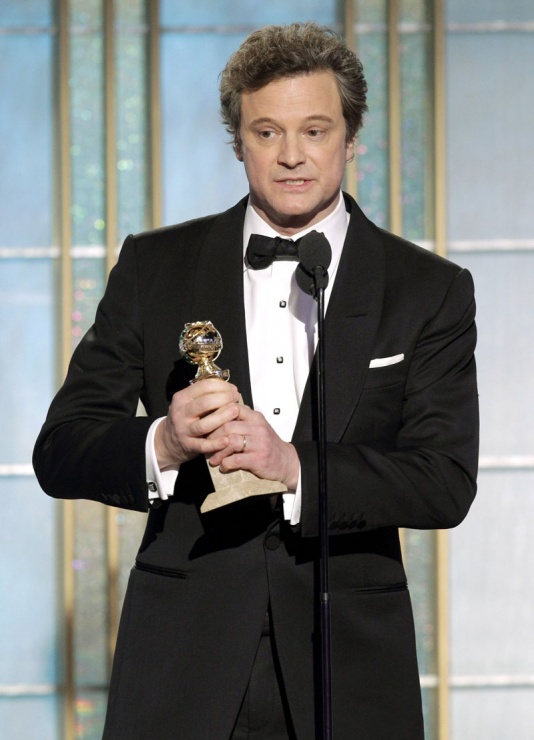MEJOR ACTOR DE DRAMA: Colin Firth, por &quot;El discurso del rey&quot;