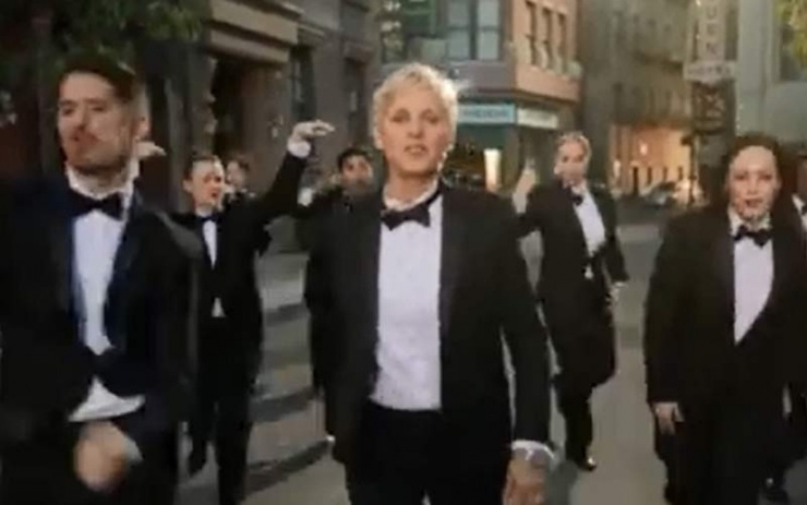 Ellen DeGeneres calienta motores para los Oscars