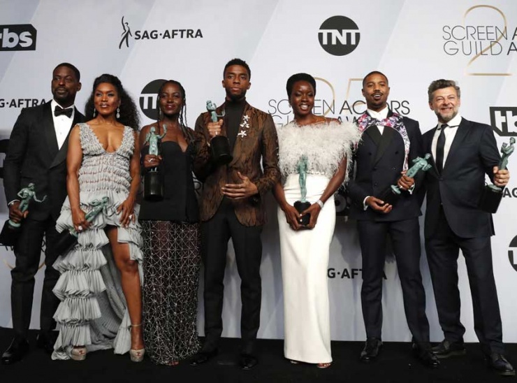 'Black Panther' triunfa en los premios del Sindicato de Actores